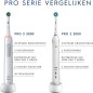 Oral-B PRO 3 3000 Cross Action White Edition Tandbørste Hvid Oral-B PRO 3 3000 Cross Action White Edition Tandbørste Hvid